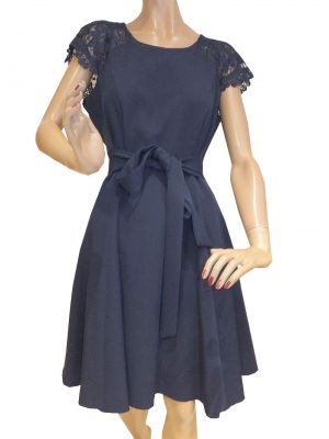 7710SK9 Kleid blau Gr 34