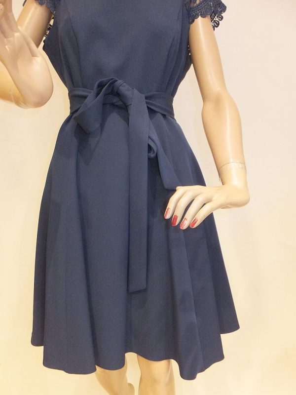 7710SK9 Kleid blau Gr 34