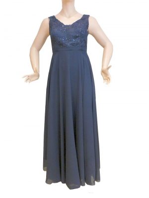 7721SK9 Abendkleid blau Gr 42