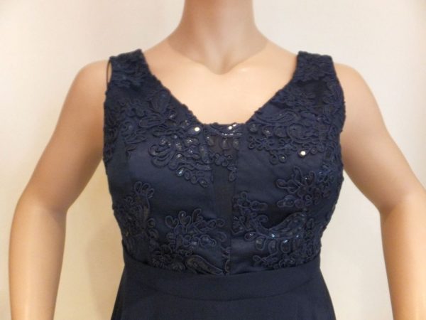 7721SK9 Abendkleid blau Gr 42