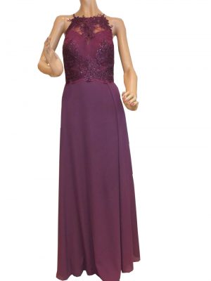 7716sk9 Abendkleid violett Gr 42