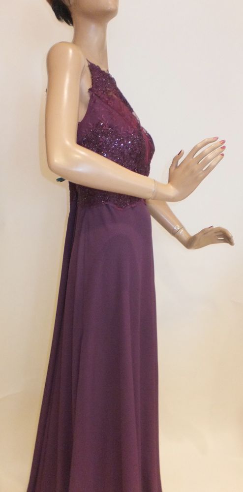 7716sk9 Abendkleid violett Gr 42