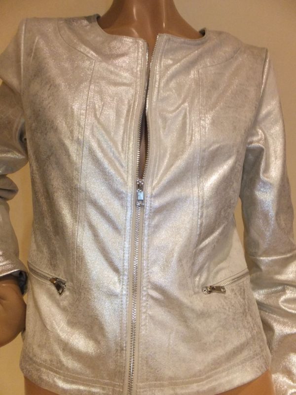 7766WJ9 Jacke silber Gr  40