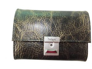 7799DG9D déqua G11 Geldbeutel Unikat schwarz-gelb