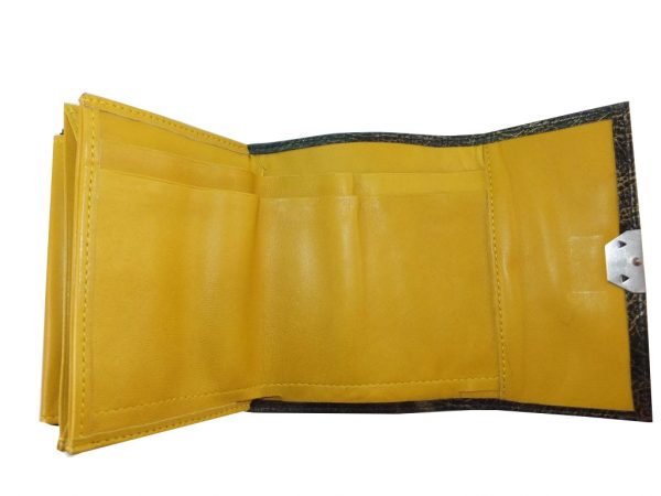 7799DG9D déqua G11 Geldbeutel Unikat schwarz-gelb