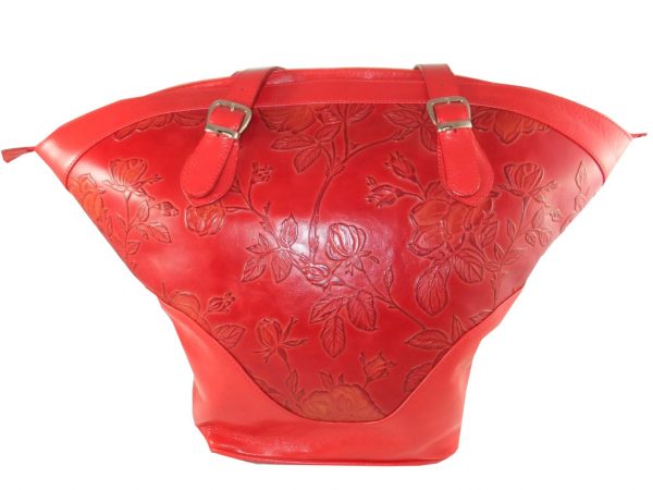 7790DT9 déqua Tasche Unikat rote Rosen