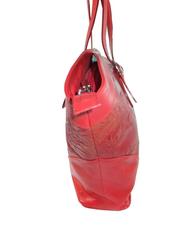 7790DT9 déqua Tasche Unikat rote Rosen