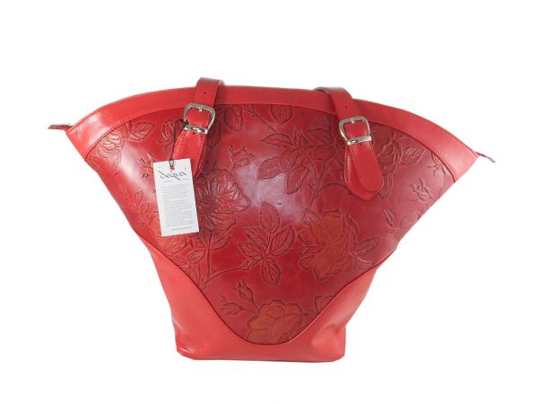 7790DT9 déqua Tasche Unikat rote Rosen