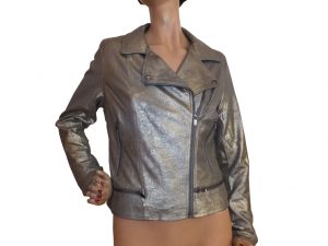 7964MJ9 Biker-Jacke metallic Gr 42