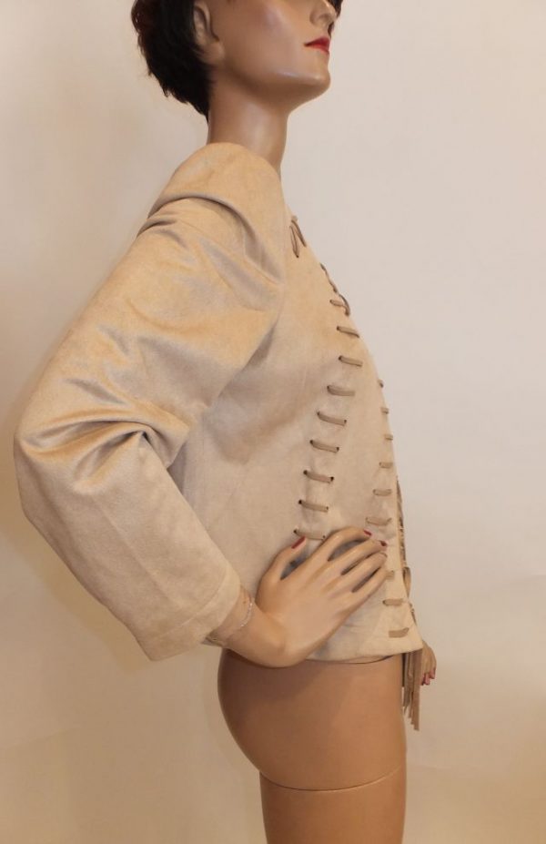 6498BJ6 Jacke Lederoptik