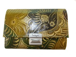 8074DG9C déqua Unikat Geldbörse G11 grün-gold