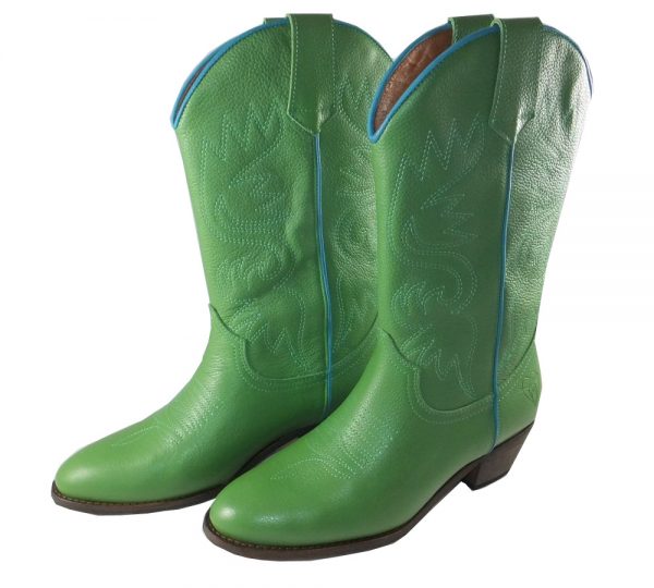 8187PS0 hellgrün Western Stiefel Gr 38 u 39 (Alyss)