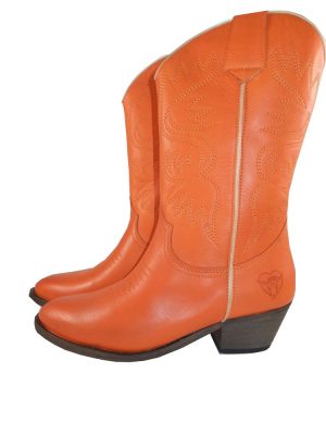 8187PS0 orange Stiefel Gr 37 u 38 (Novia)