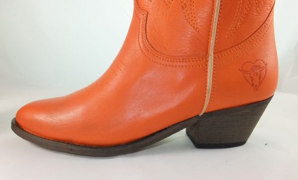 8187PS0 orange Stiefel Gr 37 u 38 (Novia)