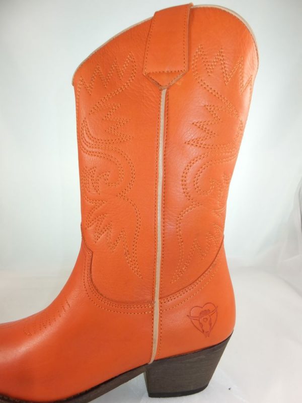 8187PS0 orange Stiefel Gr 37 u 38 (Novia)