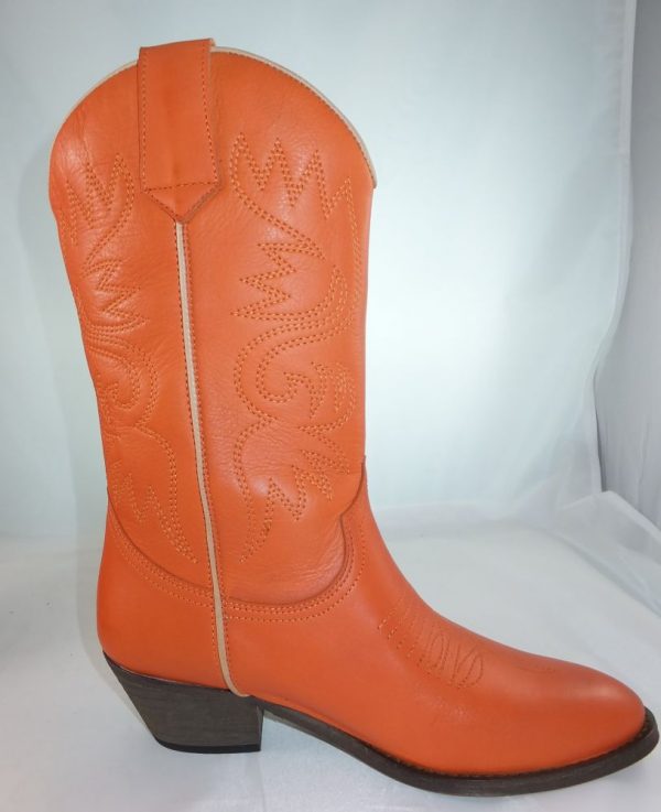 8187PS0 orange Stiefel Gr 37 u 38 (Novia)