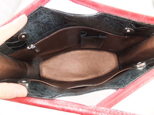 6828DT6A dequa Tasche schwarz-rot