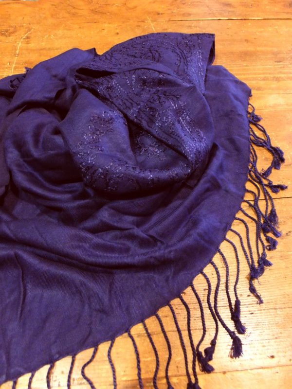 3324PS9 Schultertuch violett