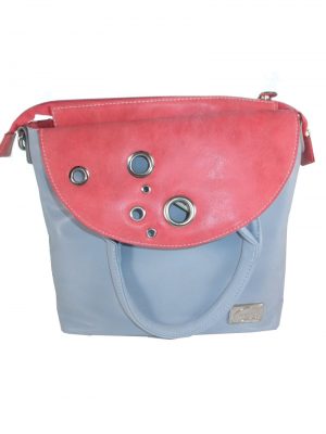 7261HT8A  Hi-Di-Hi Tasche rose-hellblau-grau