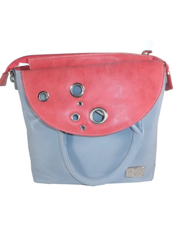 7261HT8A  Hi-Di-Hi Tasche rose-hellblau-grau