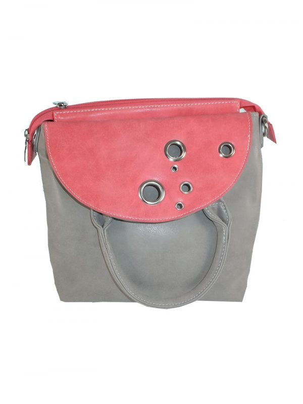 7261HT8A  Hi-Di-Hi Tasche rose-hellblau-grau
