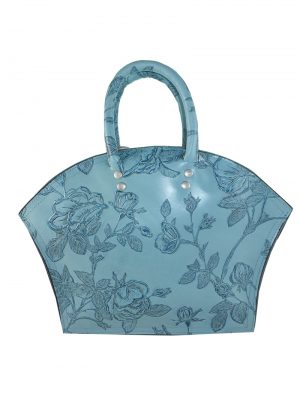 8354DT0 déqua Tasche Unikat Rose hellblau