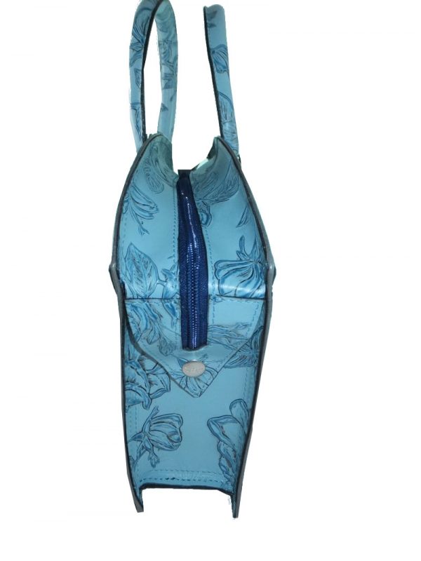 8354DT0 déqua Tasche Unikat Rose hellblau