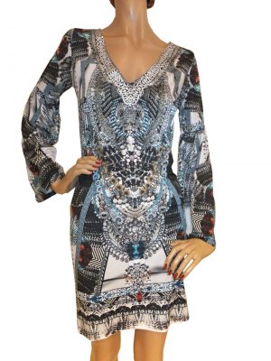 7310BK8 Kleid Gloss line Gr. 42 7310BK8 Kleid Gloss line Gr. 42