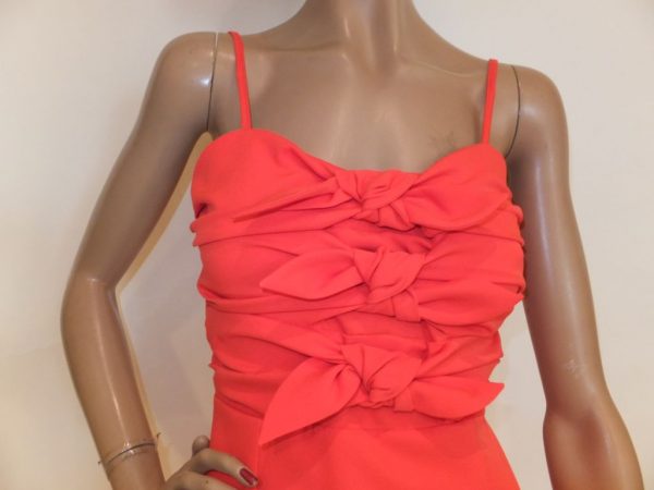 7303BK8 Kleid in rot Gr 38