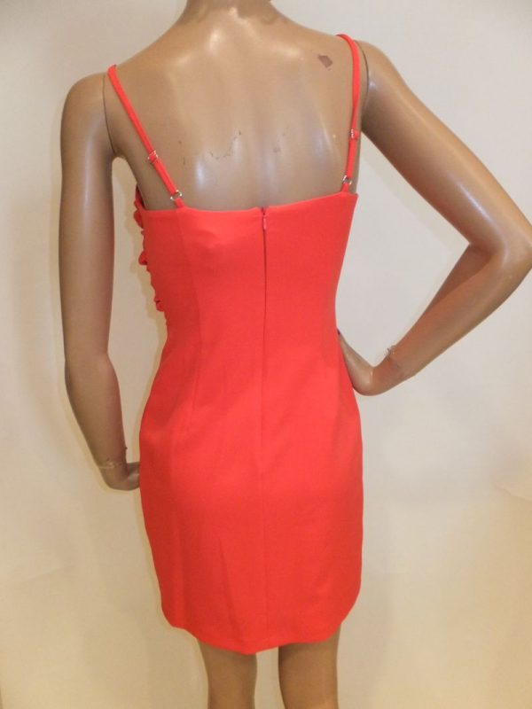 7303BK8 Kleid in rot Gr 38