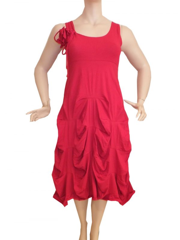 7430MK8 Kleid rot Gr 40 u 48