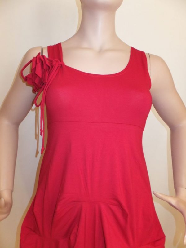 7430MK8 Kleid rot Gr 40 u 48