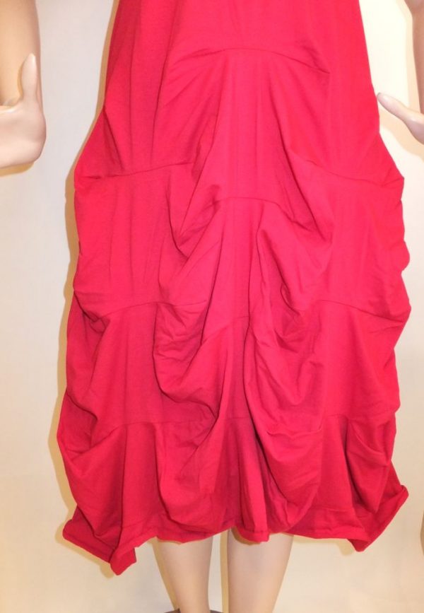 7430MK8 Kleid rot Gr 40 u 48