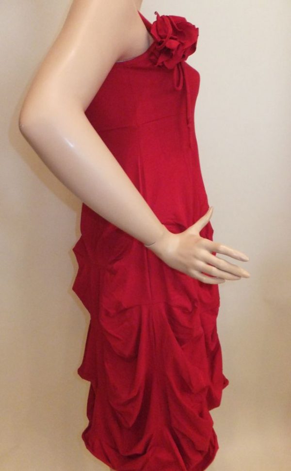 7430MK8 Kleid rot Gr 40 u 48