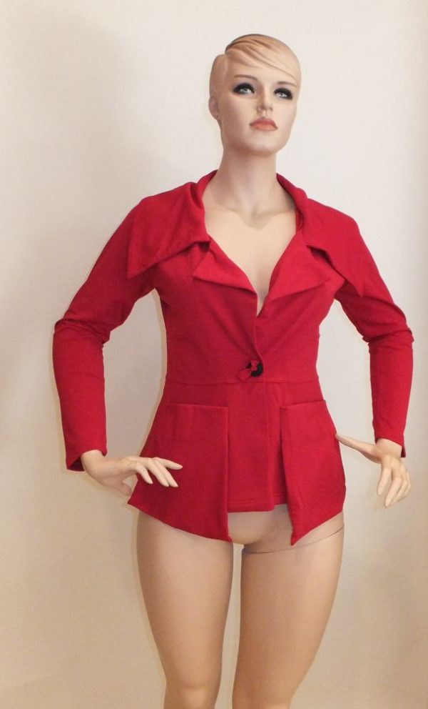 7484BB8 rot Blazer Gr 42