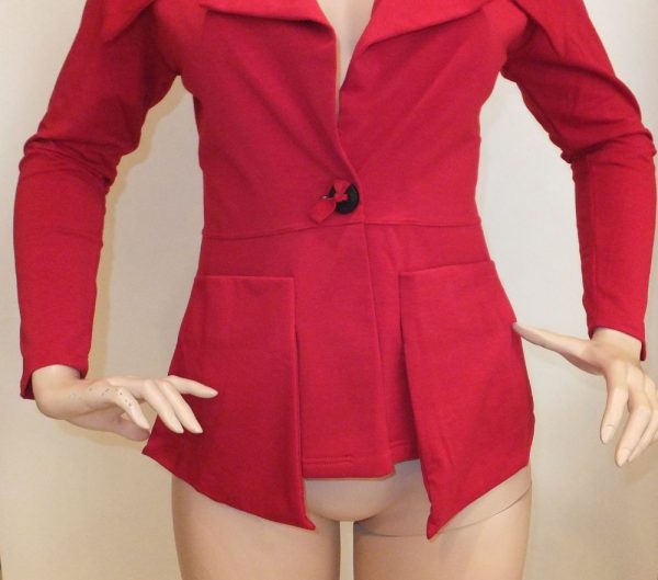 7484BB8 rot Blazer Gr 42