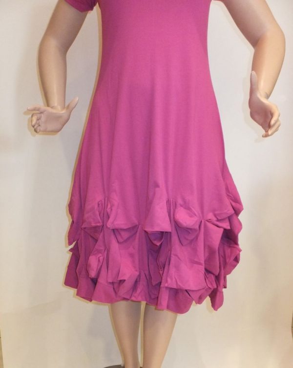 7486MK8 pink Kleid Gr 42