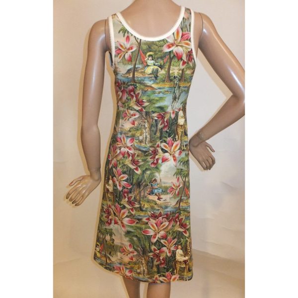 8756LK2 Kleid Lalamour Dschungel Gr 36