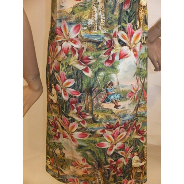 8756LK2 Kleid Lalamour Dschungel Gr 36