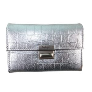 10040DG5A déqua G7 Unikat Geldbörse Kroko silber