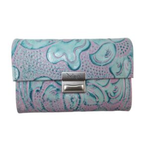 10040DG5B déqua G7 Unikat Geldbörse türkis-rose