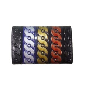 10044DG5B déqua G7 Unikat Geldbörse schwarz-bunt