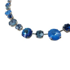 10054PH5 Halskette Pees türkis-blau