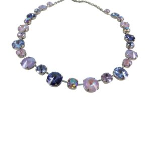 10058PH5 Halskette Pees flieder-rose