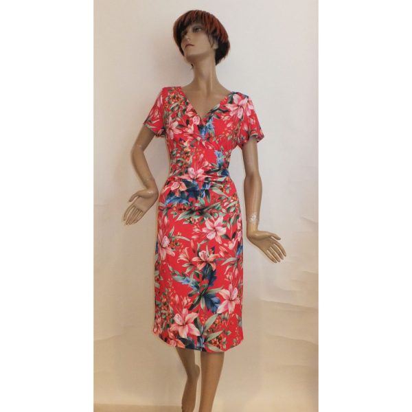 8794SK2 Swing Kleid rot Gr  42