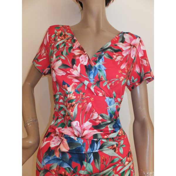 8794SK2 Swing Kleid rot Gr  42