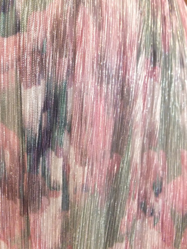 10066SK6 Maxi Swing Kleid grün-pink Gr 38, 40 u 42 10066SK6 Maxi Swing Kleid grün-pink Gr 38, 40 u 42