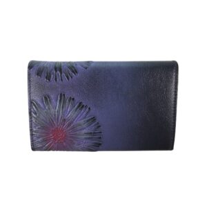 10082DG6A déqua G8 Geldbörse Unikat Blume violett