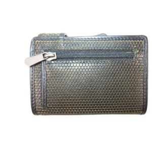 10097OK6 SecWal Leder Kartenetui-Geldbörse Leder schwarz-gelb