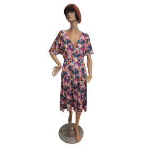 10109LK6 Lalamour Kleid bunt Gr 40, 42 u 44 10109LK6 Lalamour Kleid bunt Gr 40, 42 u 44